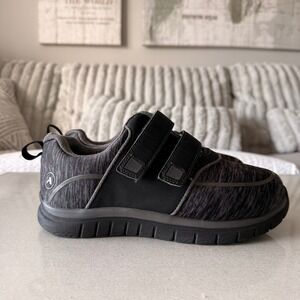 Anodyne No. 77 Sport Double Depth Sneakers Black Grey Womens 7.5 XW